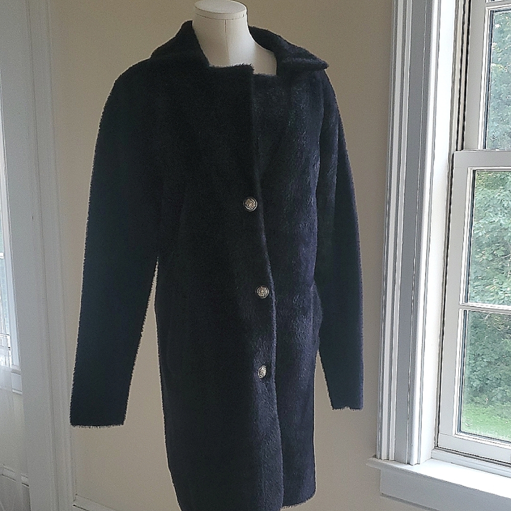 NVLT Black Teddy Jacket for Women